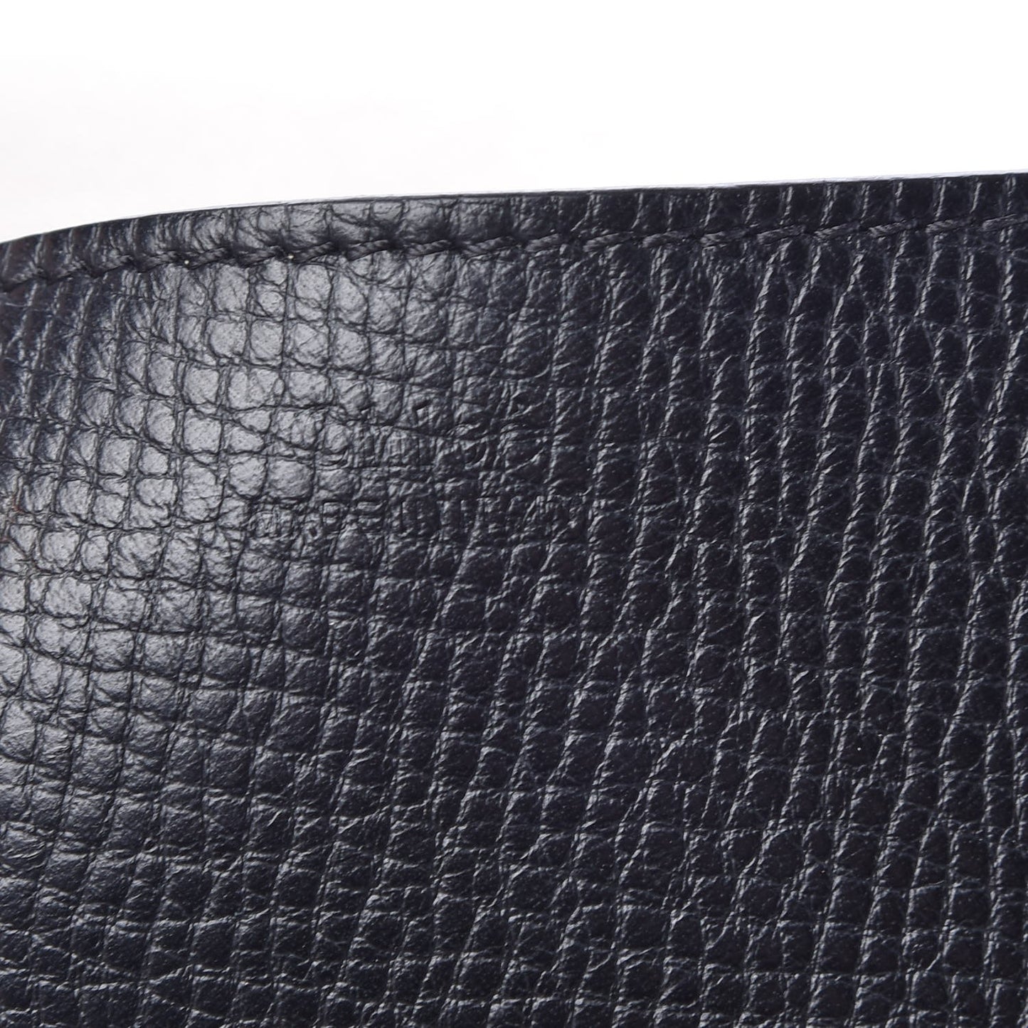 Grained Calfskin Lambskin Bi-Color Drew Shoulder Bag Black Powder Beige