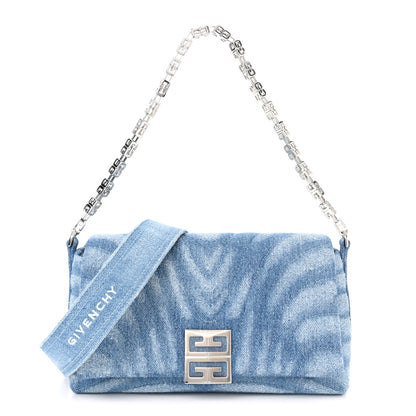 Givenchy Denim Ombre Small 4G Shoulder Bag Blue 1 of 9