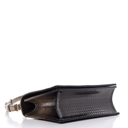 Christian Dior Metallic Patent Micro-Cannage Gradient Medium Diorama Flap Bag Bronze Gold 5 of 10