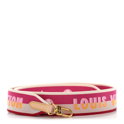 Louis Vuitton Jacquard Speedy Bandouliere 20 Shoulder Strap Fuchsia 1 of 4