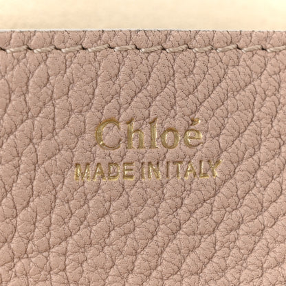 Chloe Grained Lambskin Mini Drew Shoulder Bag Cement Pink 6 of 9
