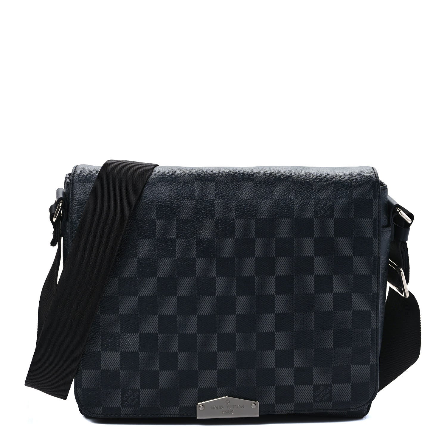 Louis Vuitton Damier Graphite District PM 1 of 8
