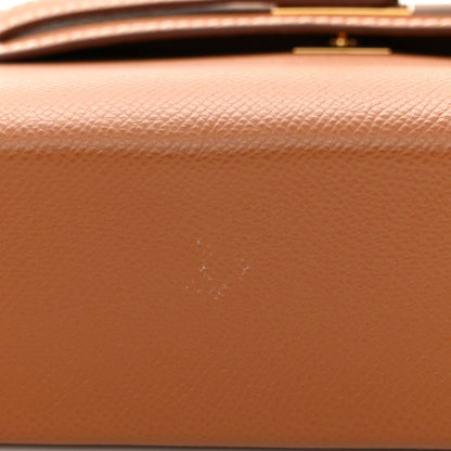 Hermes Epsom Mini Kelly Sellier 20 Gold 14 of 16