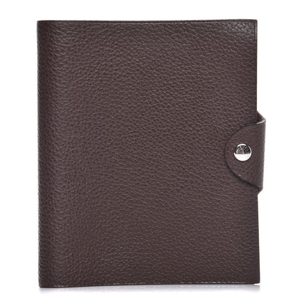 Hermes Togo Ulysse PM Agenda Cover Chocolate 1 of 8