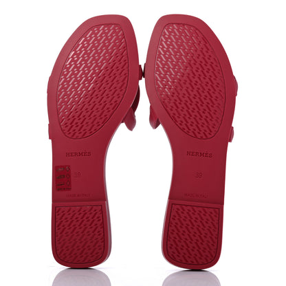 Hermes Rubber Aloha Sandals 39 Rose Baie 4 of 4