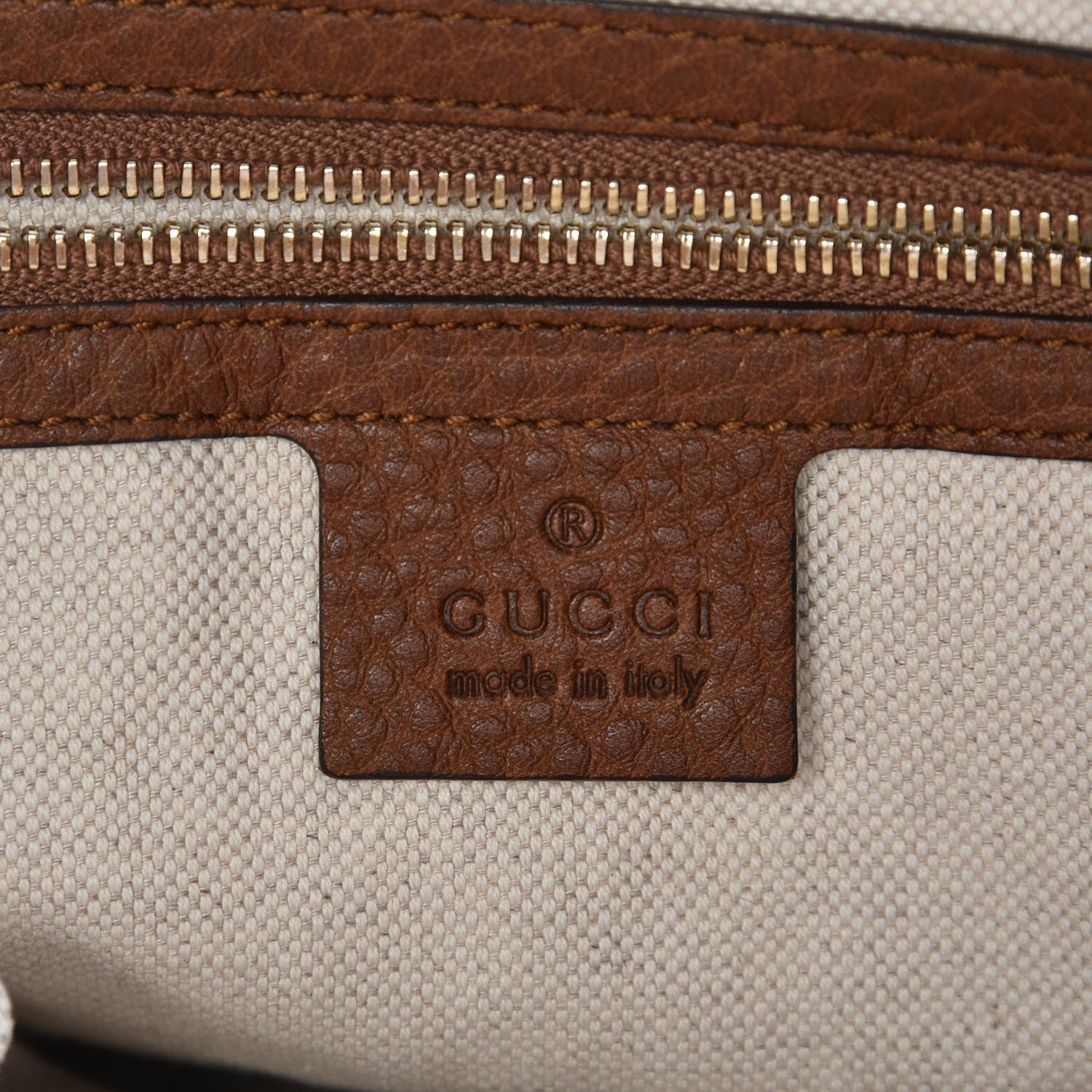 Gucci Cellarius Calfskin Medium Bella Flap Bag Cuir 6 of 7