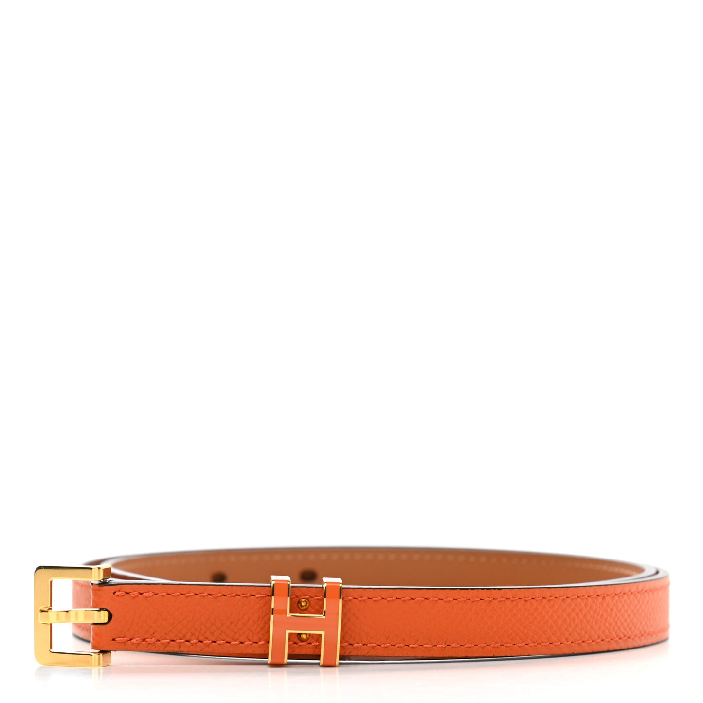 Epsom 15mm Pop H Belt 75 Orange