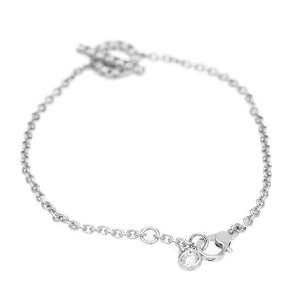 Hermes 18K White Gold Diamond Finesse Bracelet ST 3 of 5