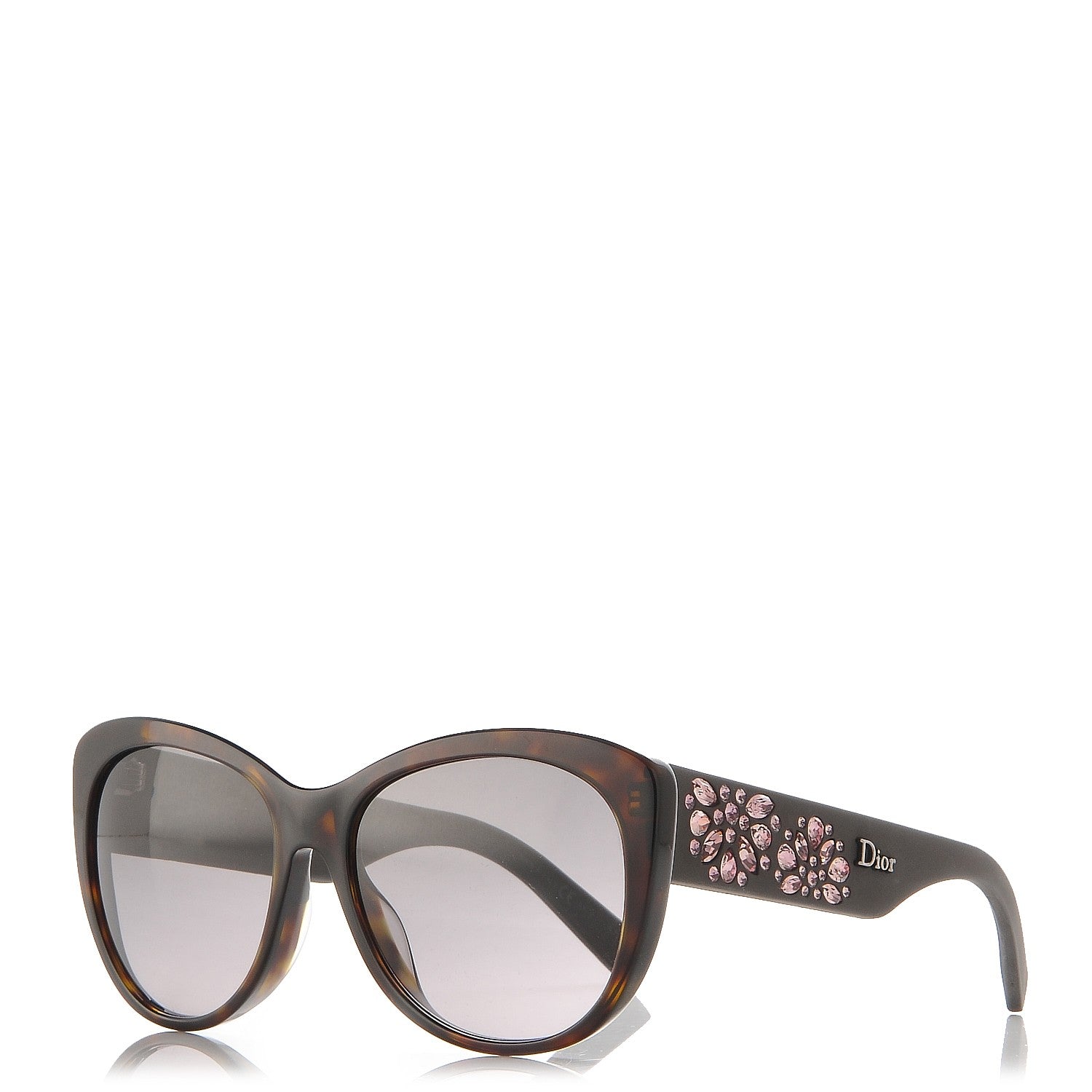 Christian Dior Crystal Inedite Sunglasses Tortoise Pink 1 of 9