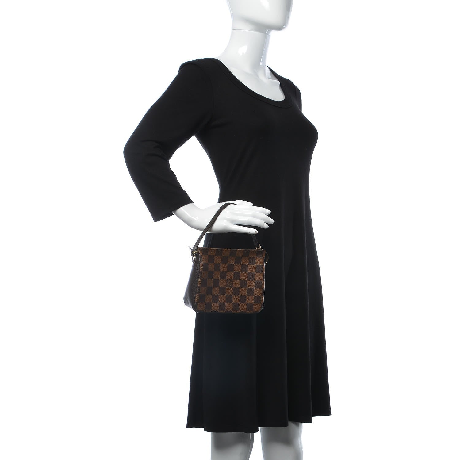 Louis Vuitton Damier Ebene Trousse Make Up Bag Pochette 2 of 7