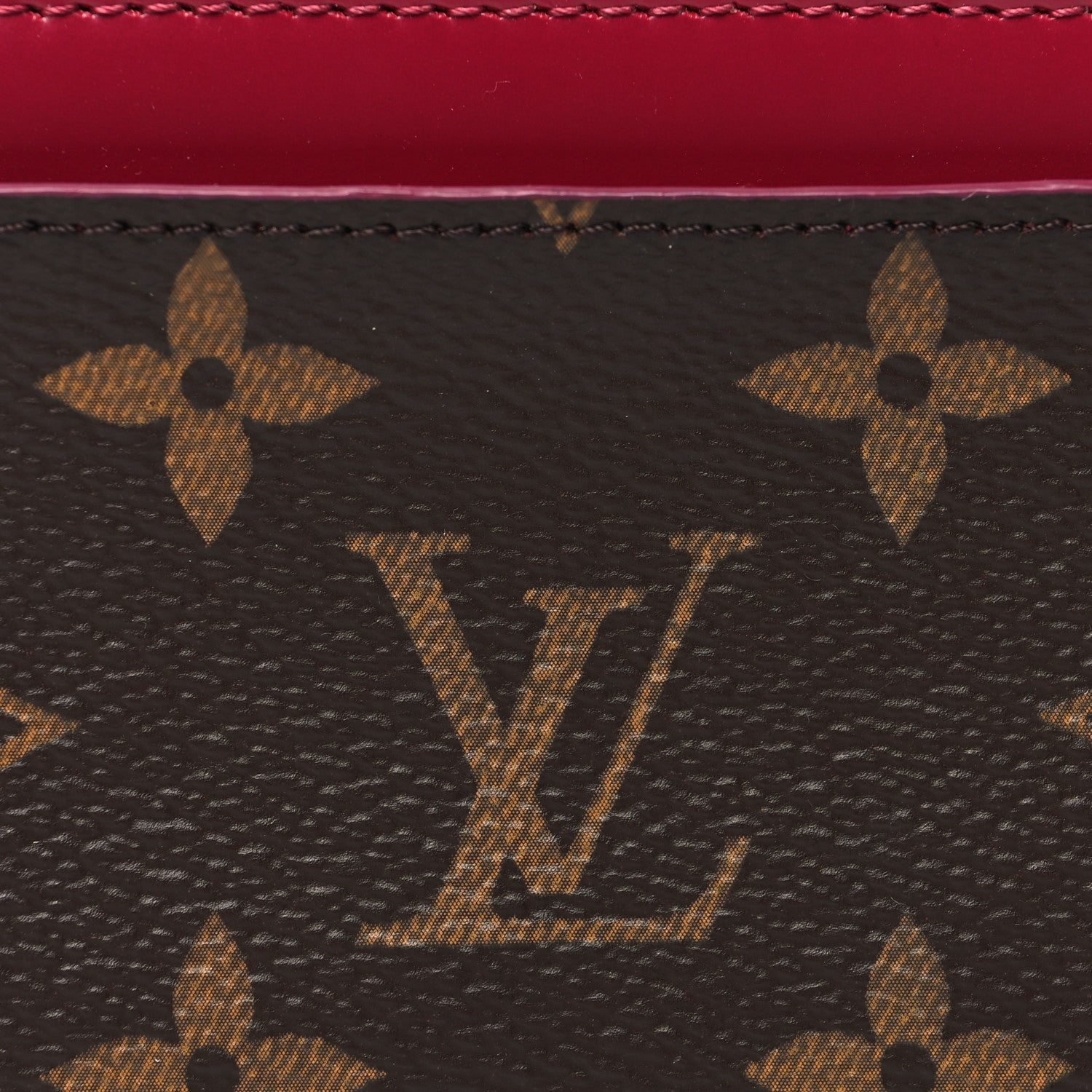 Louis Vuitton Monogram Zipped Card Holder Fuchsia 7 of 9