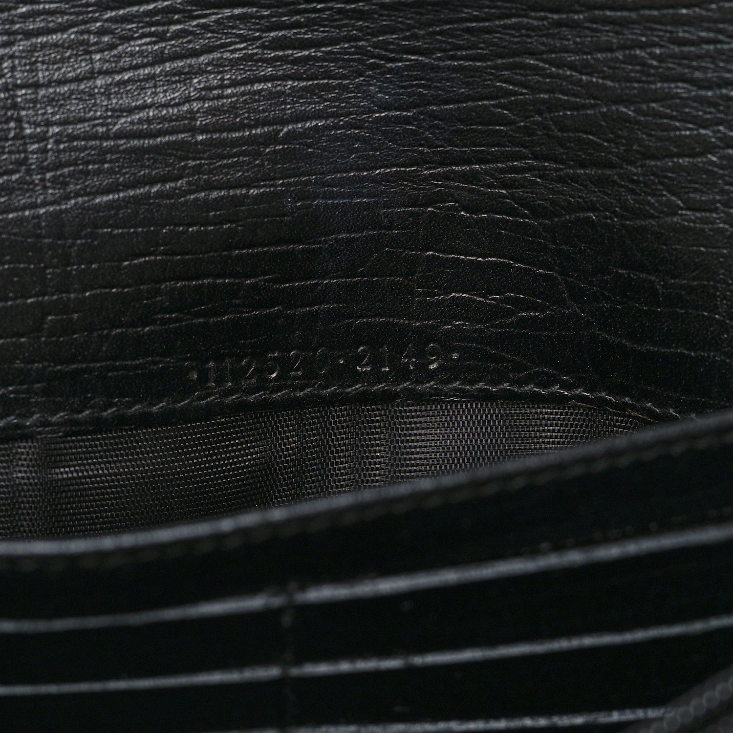 Gucci Monogram Bamboo Bar Continental Wallet Black 7 of 12