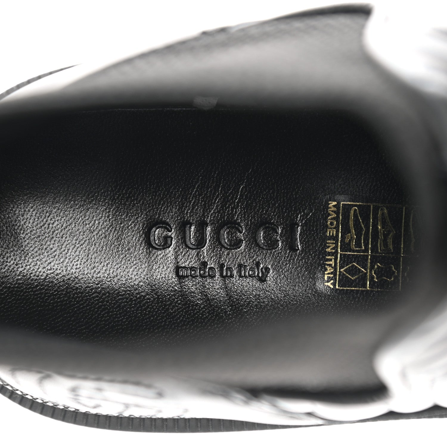 Gucci Calfskin Nappa Matelasse Frances Chelsea Boots 36.5 Black 7 of 9