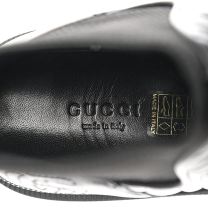 Gucci Calfskin Nappa Matelasse Frances Chelsea Boots 36.5 Black 7 of 9
