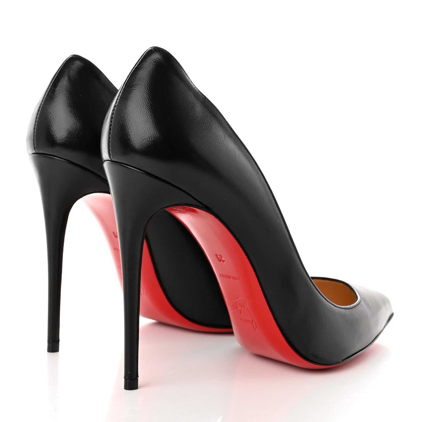 Shiny Nappa Pigalle Follies 100 Pumps 39 Black