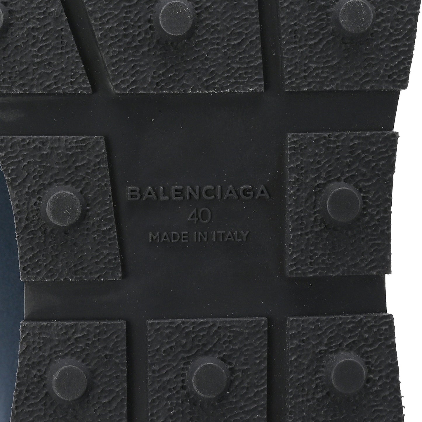 Mesh Calfskin Neoprene Suede Womens Race Runner Sneakers 40 Bleu Nuit