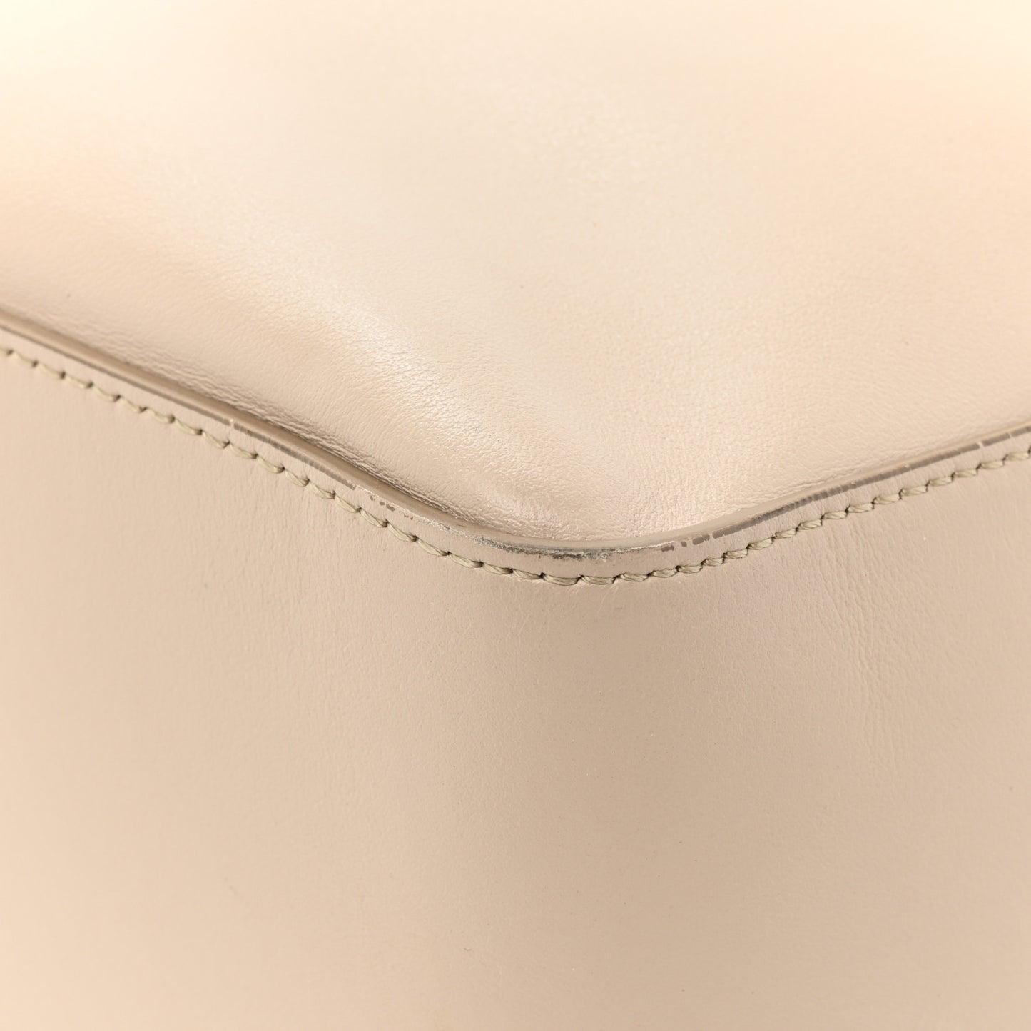 Smooth Calfskin Medium Moon Cut Out Shoulder Bag Dune