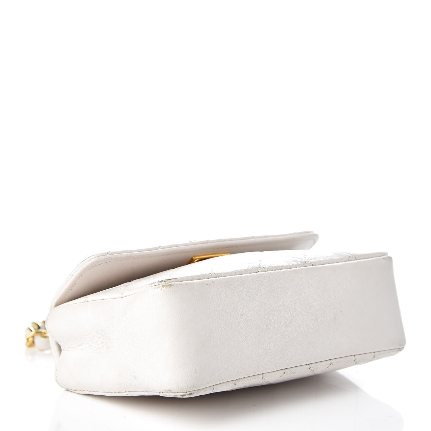 Chanel Lambskin Quilted Extra Mini Flap White 4 of 18