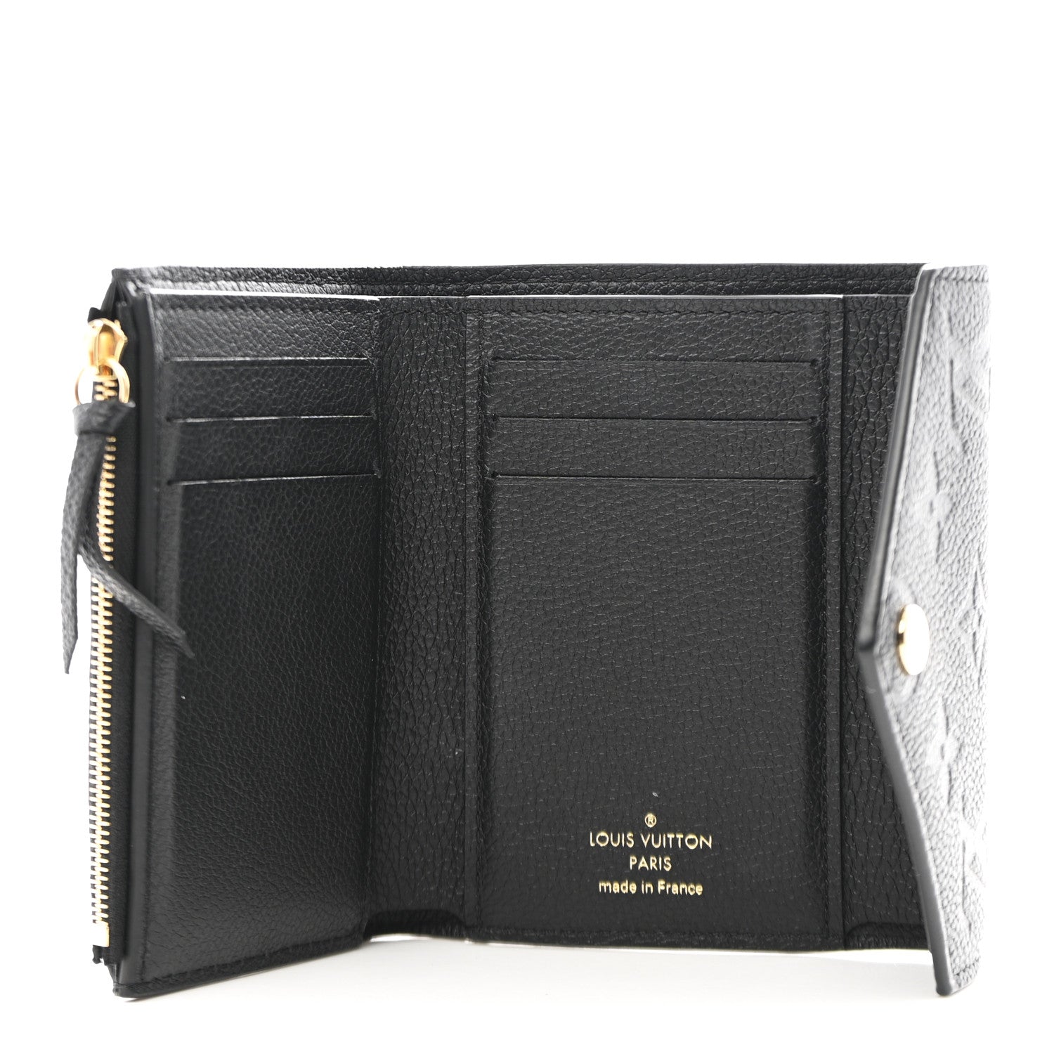 Louis Vuitton Empreinte Victorine Wallet Black 5 of 8