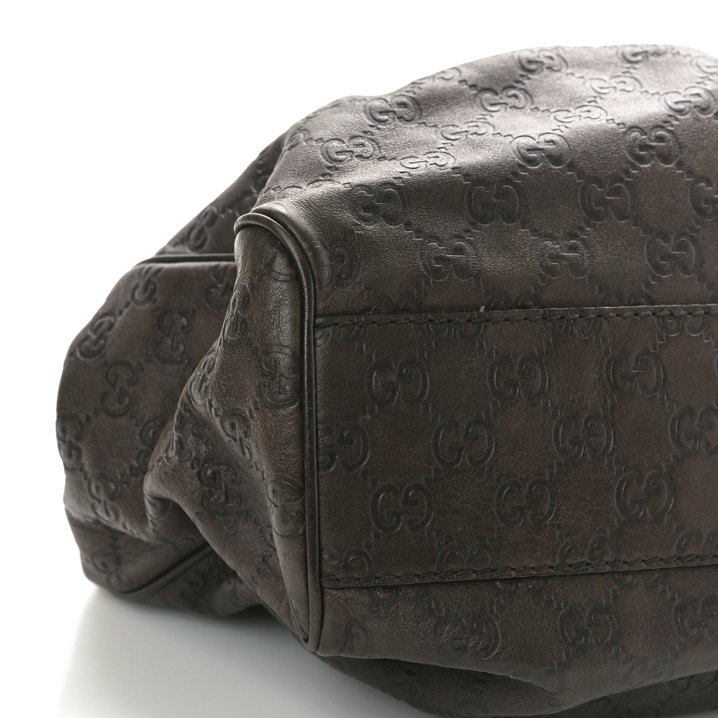 Guccissima Medium Sukey Tote Chocolate