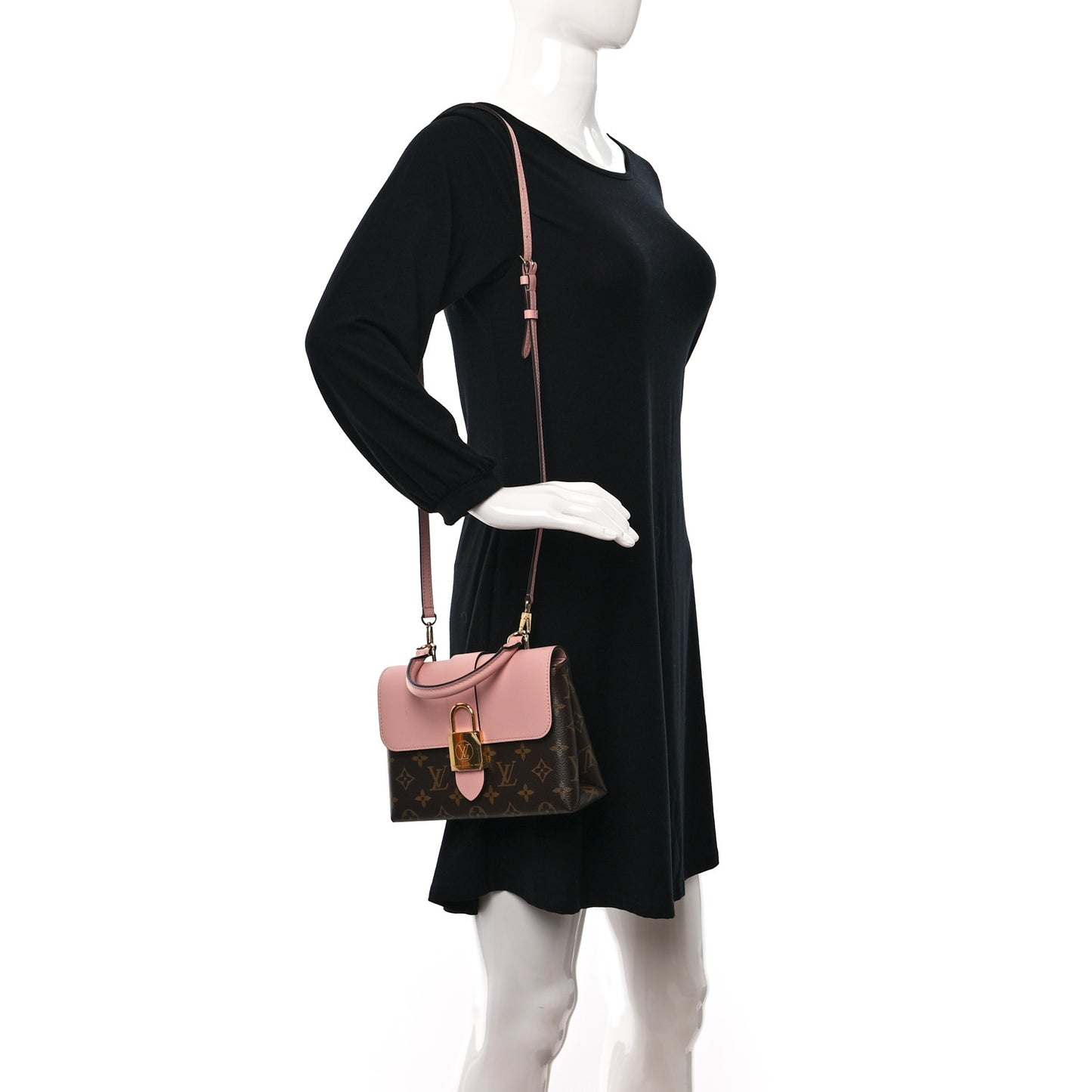 Monogram Locky BB Rose Poudre