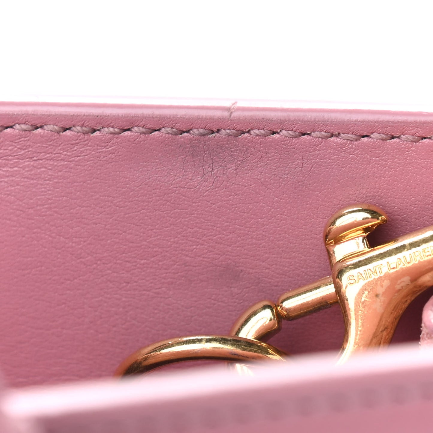 Smooth Calfskin Nano Sac De Jour Rose Dark