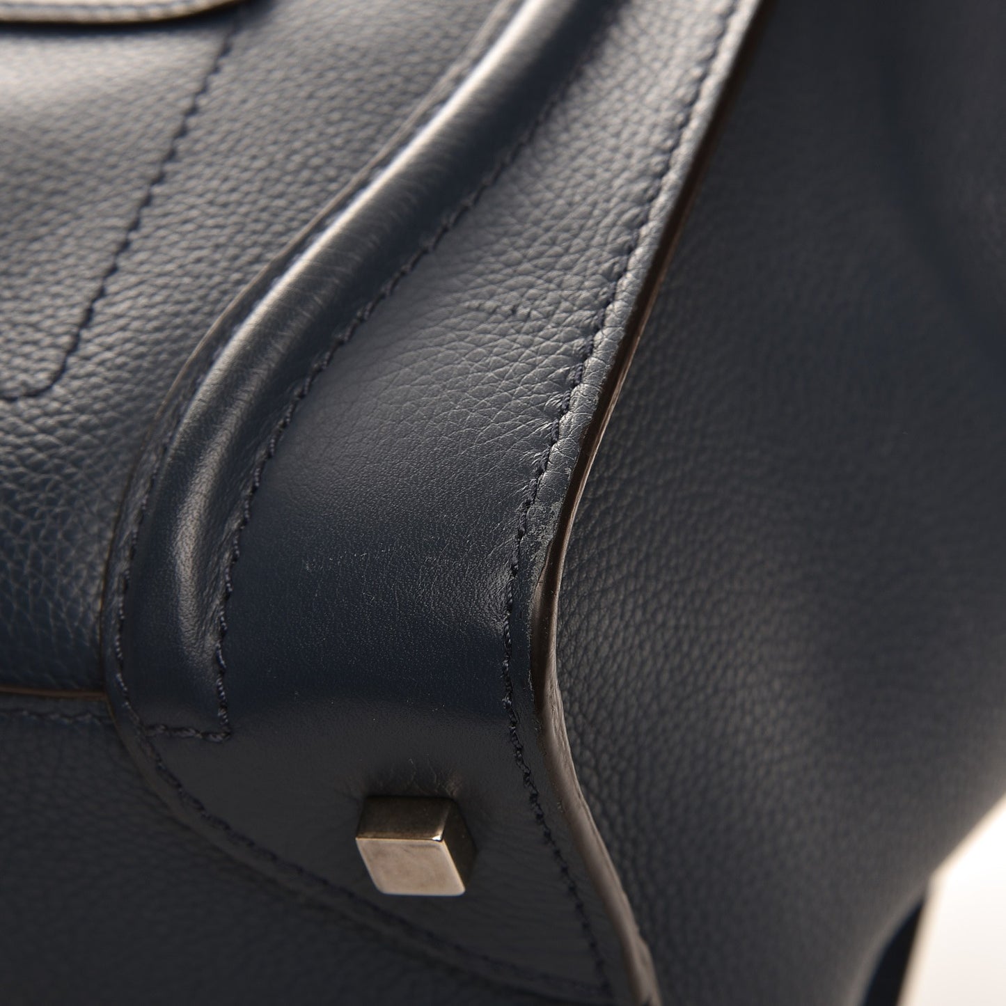 Drummed Calfskin Mini Luggage Orage