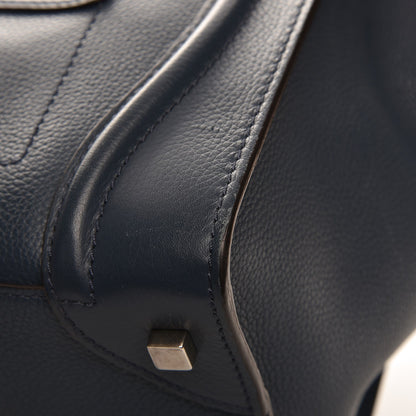 Celine Drummed Calfskin Mini Luggage Orage 10 of 12