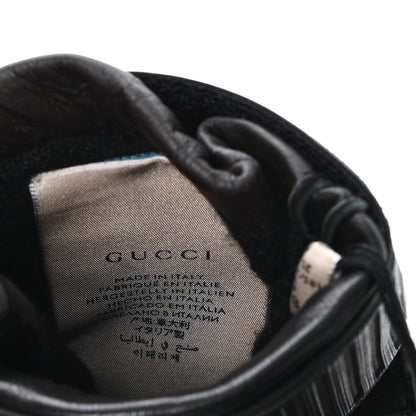 Gucci X ADIDAS Nappa Fingerless Short Gloves 8.5 S Black 3 of 4