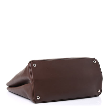 Prada Saffiano Cuir Small Double Bag Cacao 5 of 22