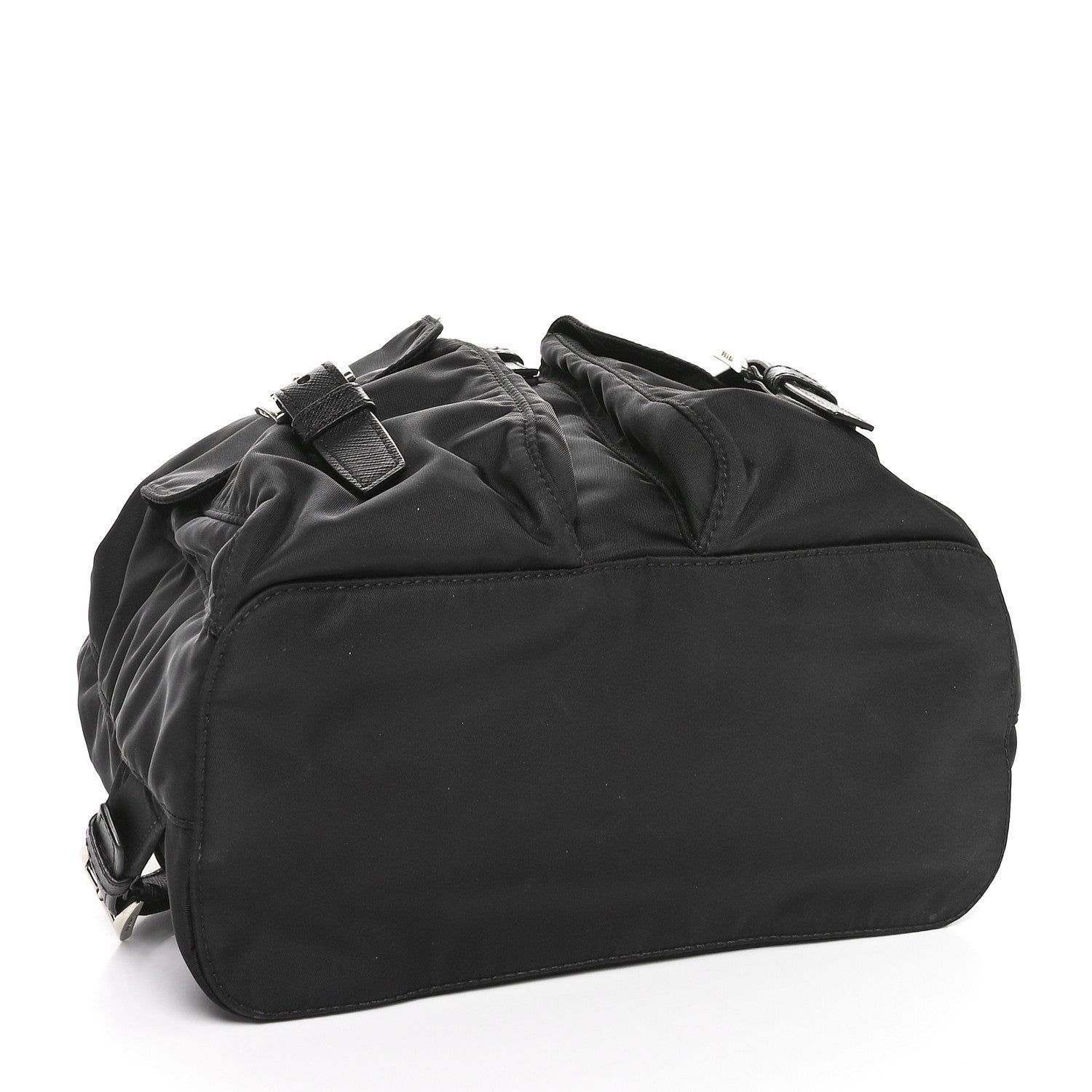 Prada Tessuto Nylon Saffiano Small Backpack Black 4 of 9