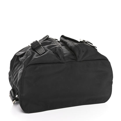 Prada Tessuto Nylon Saffiano Small Backpack Black 4 of 9