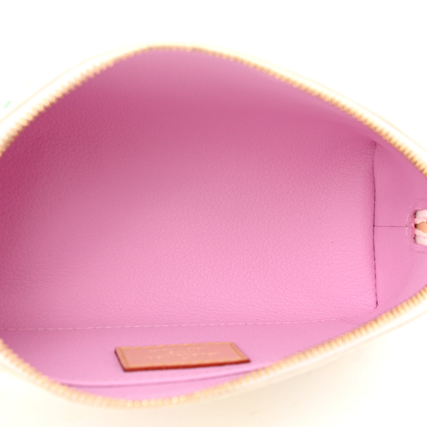 Monogram Multicolor Cosmetic Pouch White Litchi