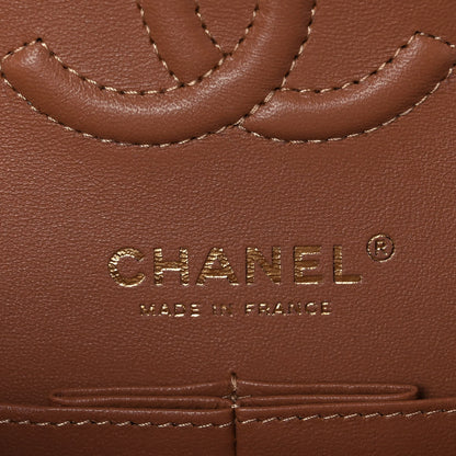 Chanel Lambskin Quilted Small Double Flap Brown 6 of 10