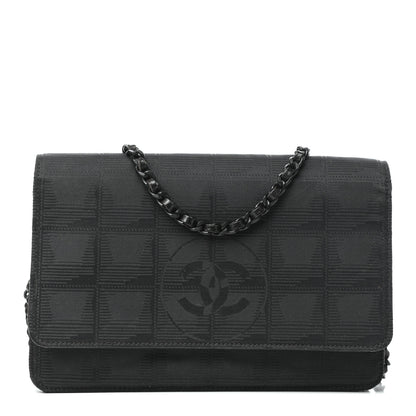 Chanel Nylon Travel Wallet On Chain WOC Black 1 of 9