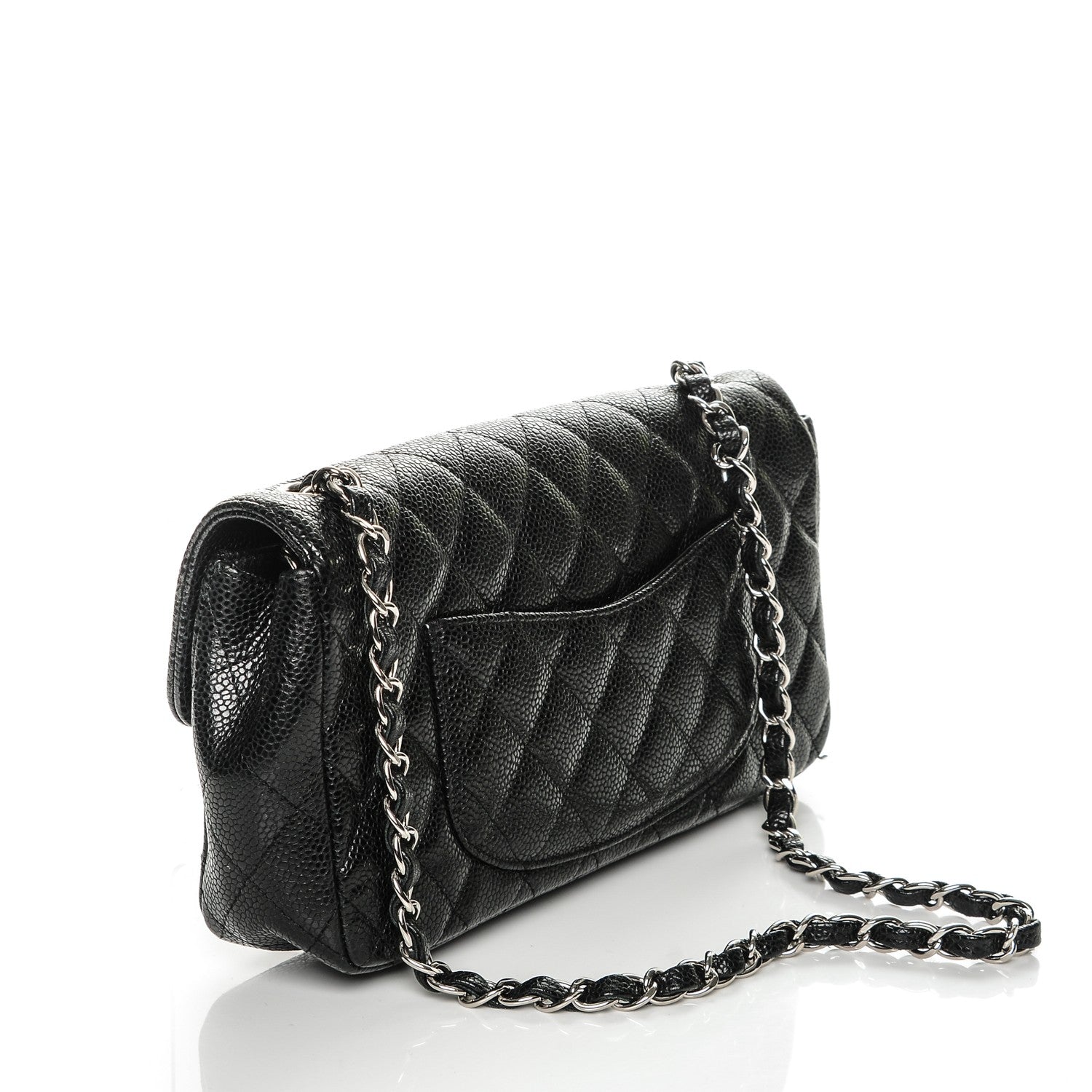 Chanel Caviar East West Flap Black 3 of 7