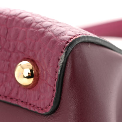 Burberry Heritage Grain Smooth Calfskin Large Clarborough Tote Damson Magenta 10 of 10