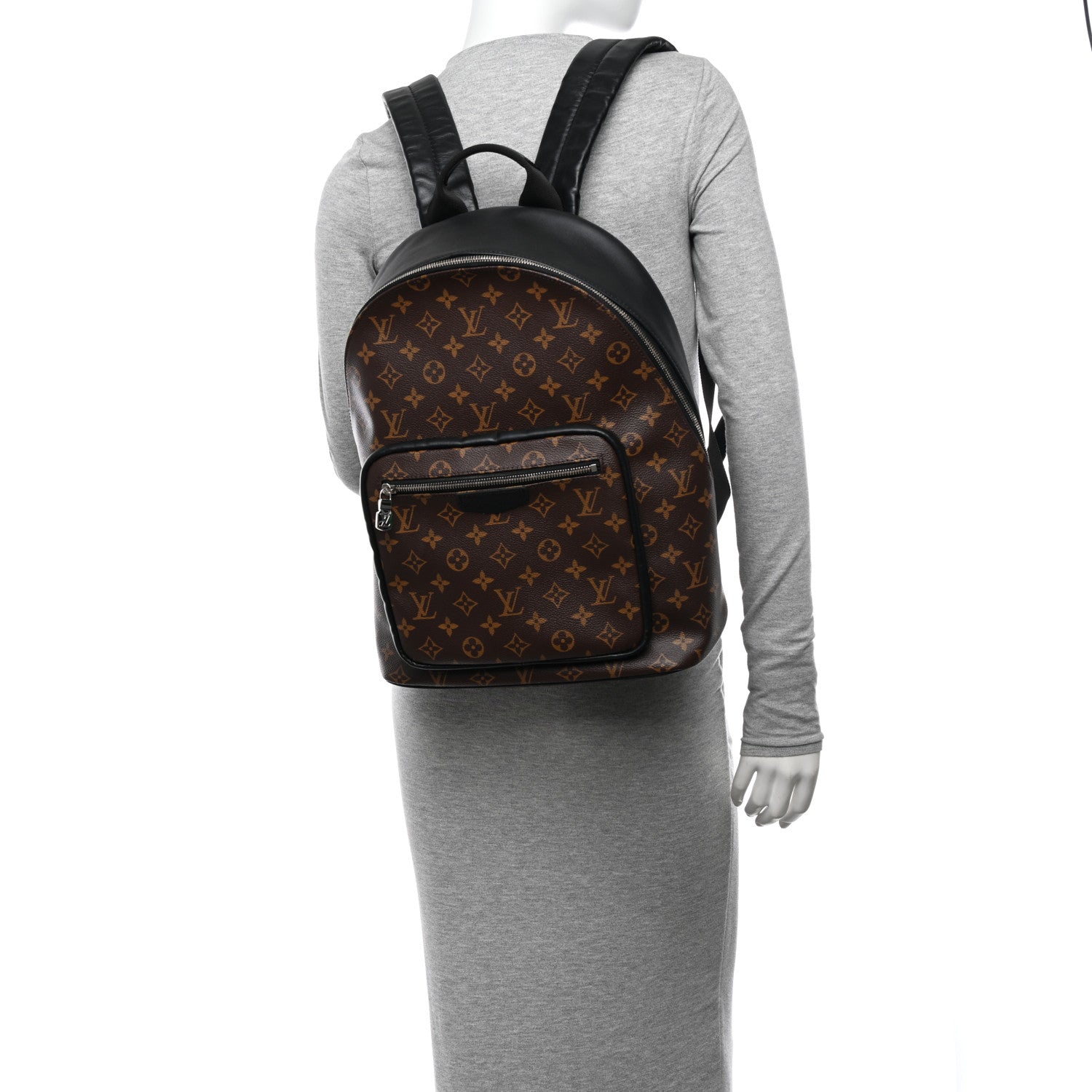 Louis Vuitton Monogram Macassar Josh NM Backpack 2 of 11
