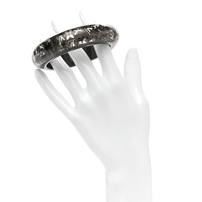 Louis Vuitton Resin Swarovski Small Inclusion Bracelet GM Grey 2 of 5