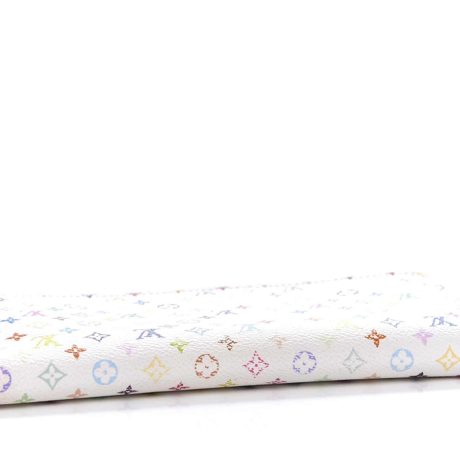 Louis Vuitton Monogram Multicolor Insolite Wallet White Litchi 10 of 12