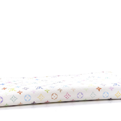 Louis Vuitton Monogram Multicolor Insolite Wallet White Litchi 10 of 12