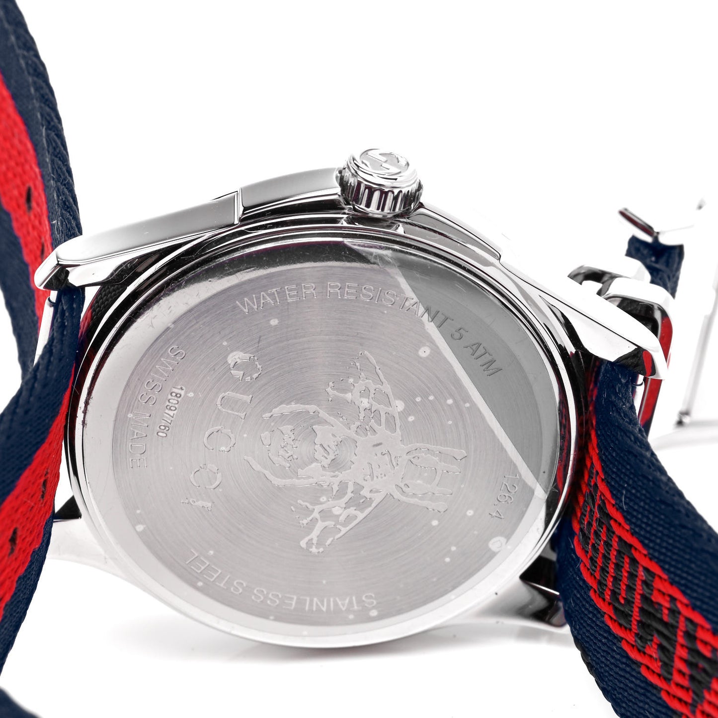 Stainless Steel Nylon 38mm Le Marche Des Merveilles Tiger Quartz Watch Navy