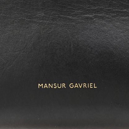 Mansur Gavriel Calfskin Mini Bucket Bag Black Flamma 6 of 11