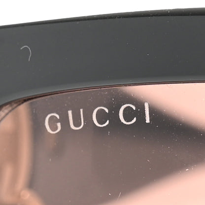 Gucci Acetate Square Frame Chain Sunglasses GG1023S Black 7 of 8