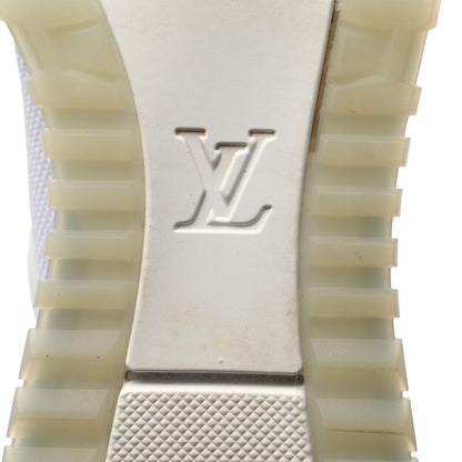 Louis Vuitton Technical Mesh Metallic Monogram Mens Run Away Sneakers 8 White 8 of 12