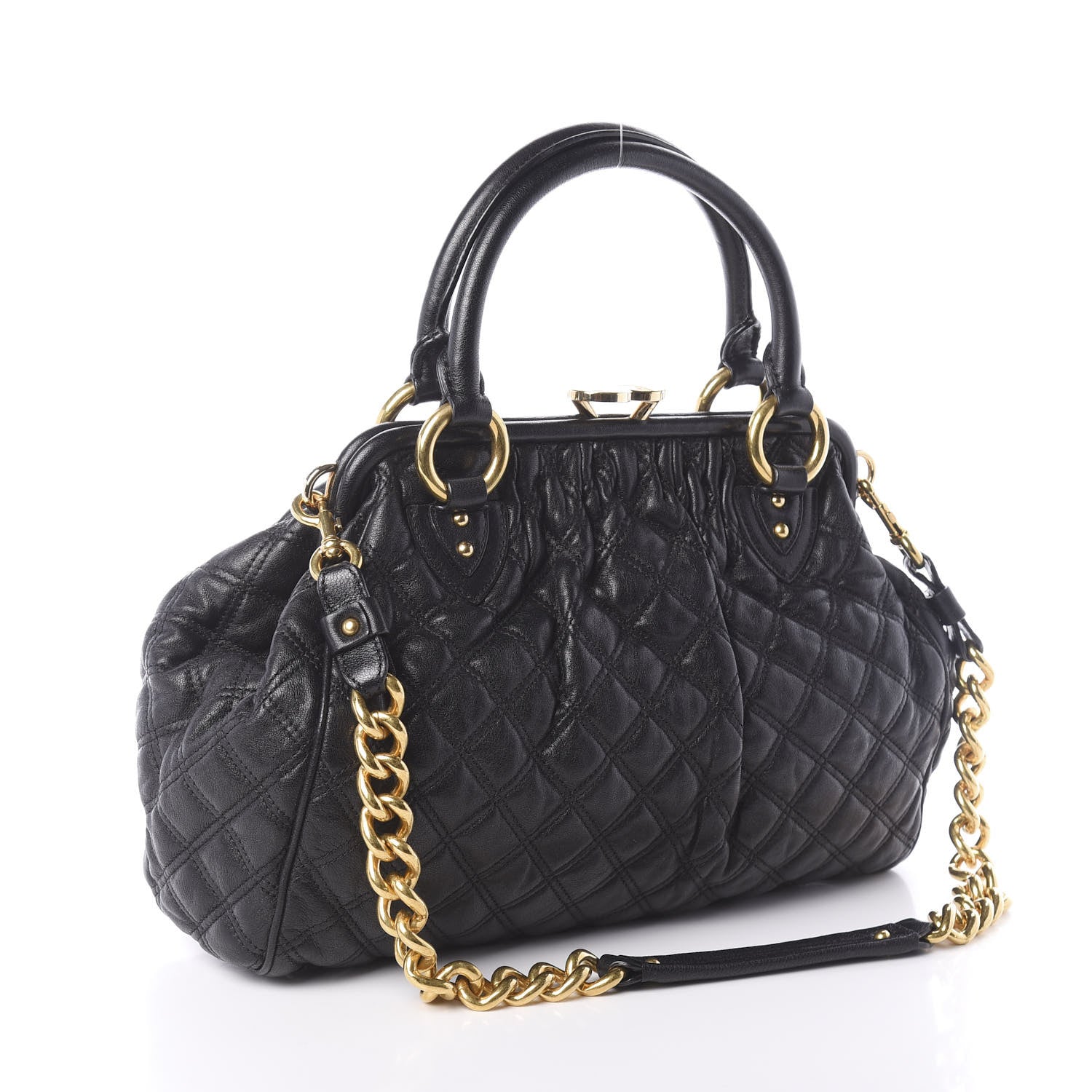 Marc Jacobs Calfskin Quilted Stam Black 4 of 10