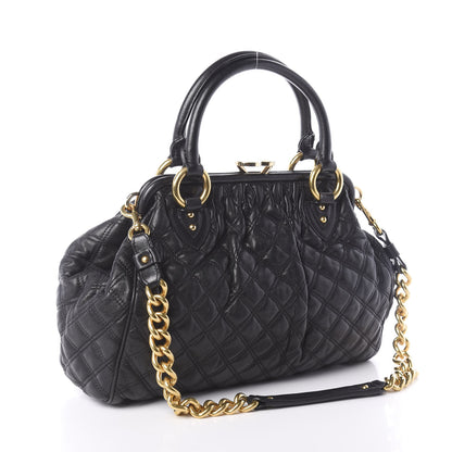 Marc Jacobs Calfskin Quilted Stam Black 4 of 10