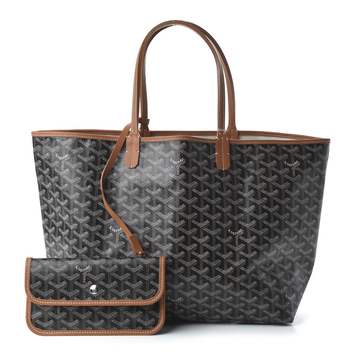 Goyard Goyardine Saint Louis PM Black Gold 1 of 8