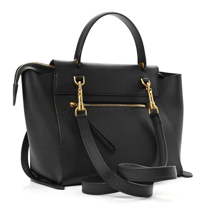 Celine Grained Calfskin Micro Belt Bag Black 2 of 10