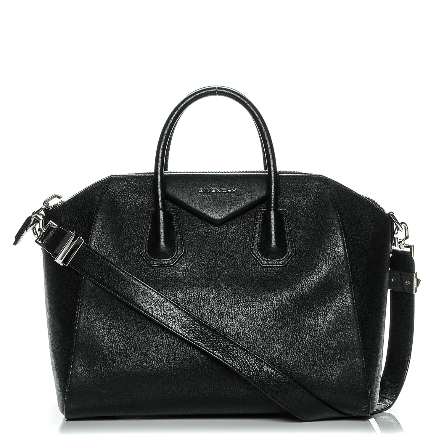 Givenchy Sugar Goatskin Medium Antigona Black 1 of 7